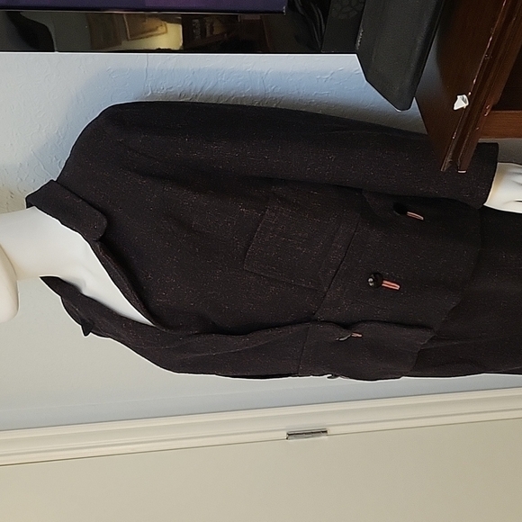 TRUE Vintage Early 19th Century Wool Cosplay Blazer Skirt Suit - Picture 3 of 9